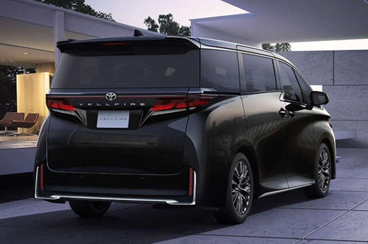 New Toyota Vellfire rear quarter